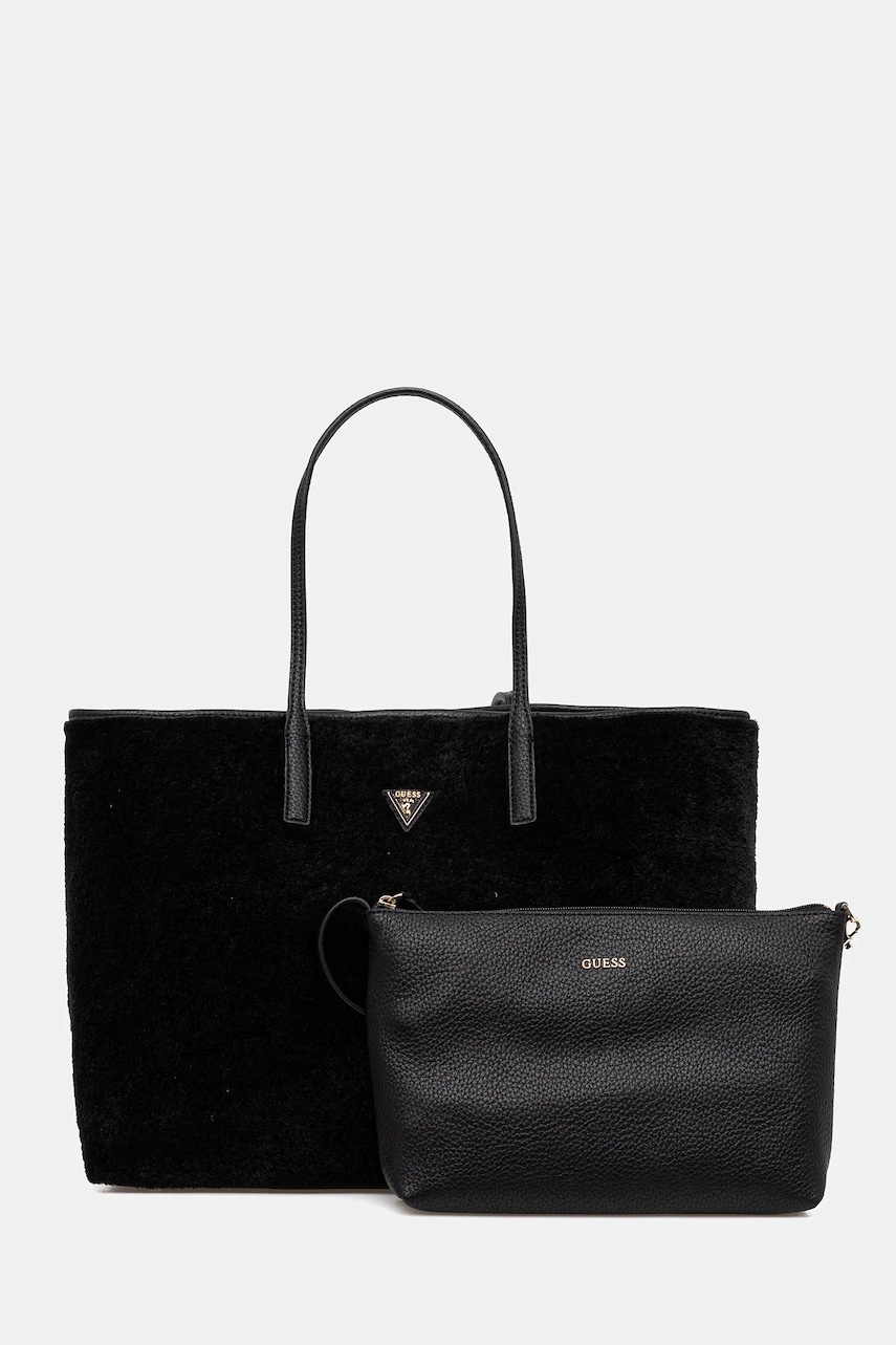 Kabelka Guess VICTTORIA černá barva, HWWS95 14290