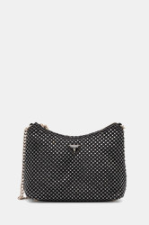 Kabelka Guess ZALINA stříbrná barva, HWCE93 50170