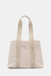 Kabelka HUGO Becky SH_Tote SM béžová barva, 50552302