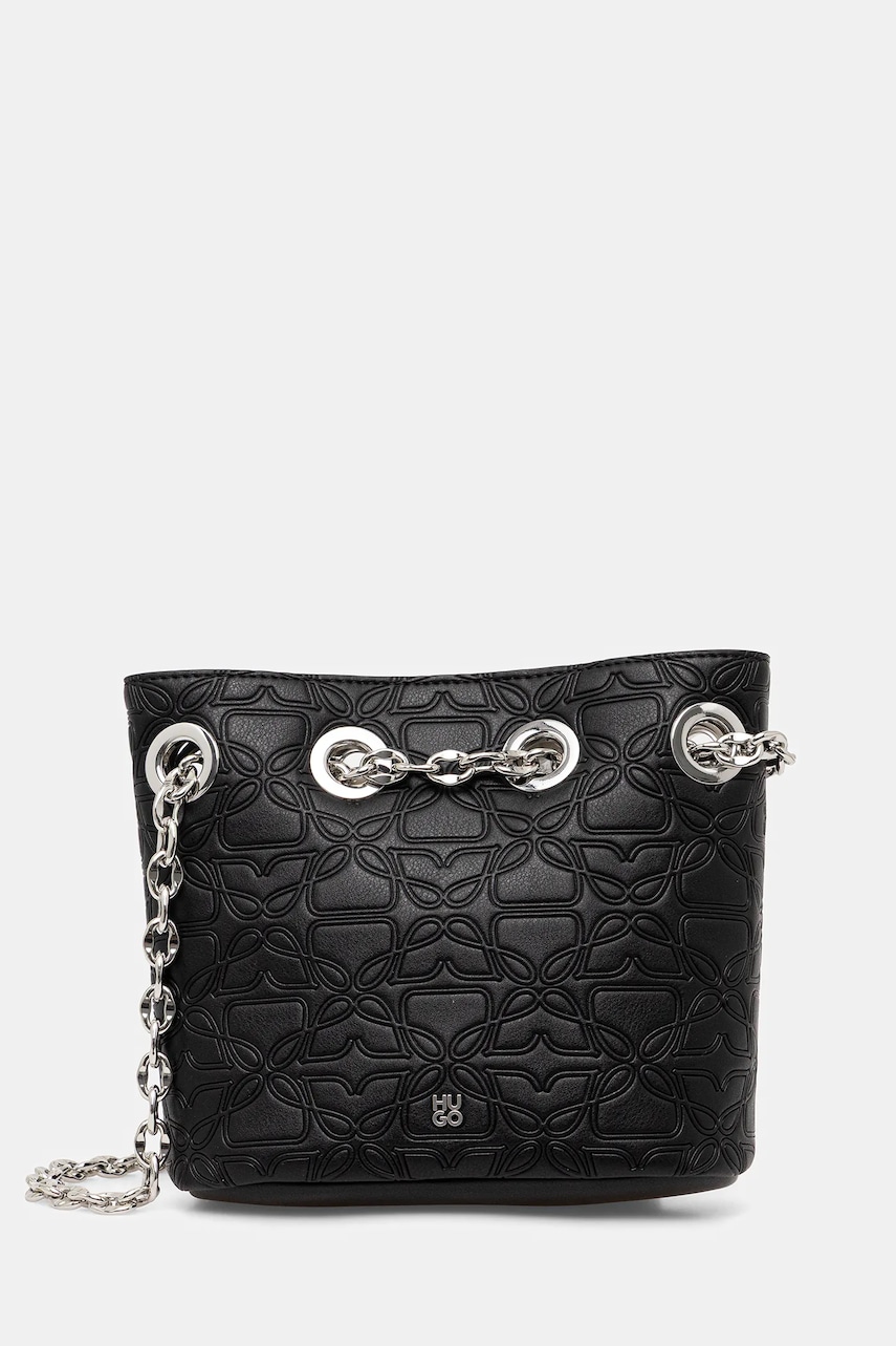 Kabelka HUGO Chris 2.0 MG_Bucket černá barva, 50552531