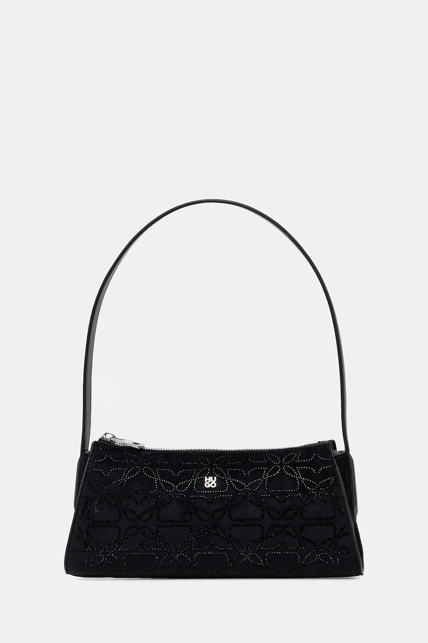 Kabelka HUGO Chris 2.0 SV_Hobo černá barva, 50552507