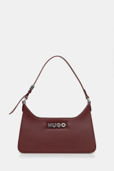 Kabelka HUGO Mel 2.0 Sh. Bag Flat vínová barva, 50552205
