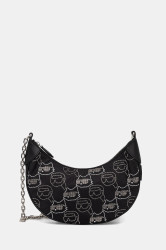 Kabelka Karl Lagerfeld IKON černá barva, A4W30253