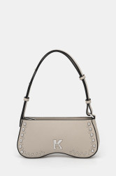 Kabelka Karl Lagerfeld Jeans béžová barva, A4W30150