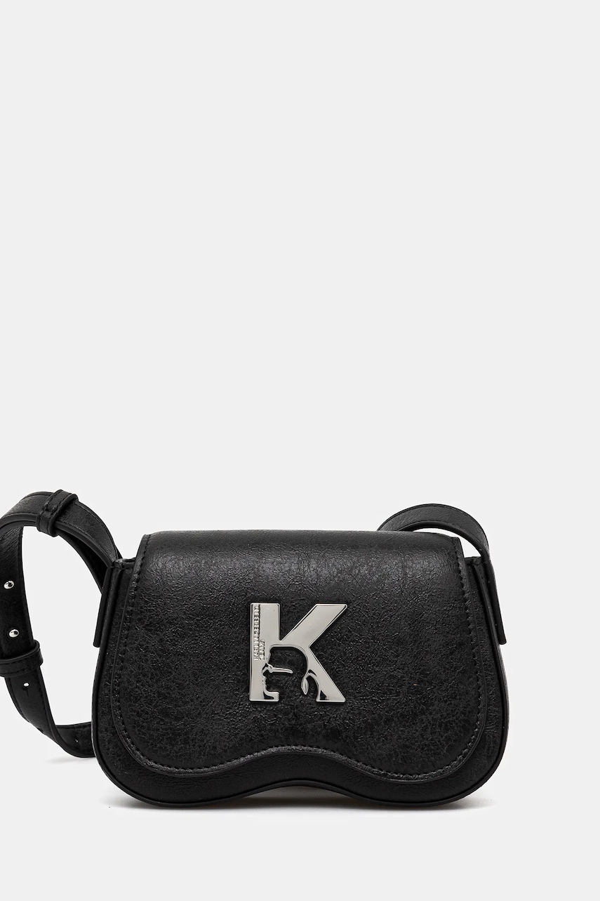 Kabelka Karl Lagerfeld Jeans černá barva, A3W30214