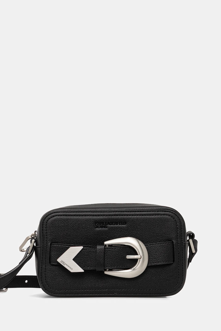 Kabelka Karl Lagerfeld Jeans černá barva, A4W30144