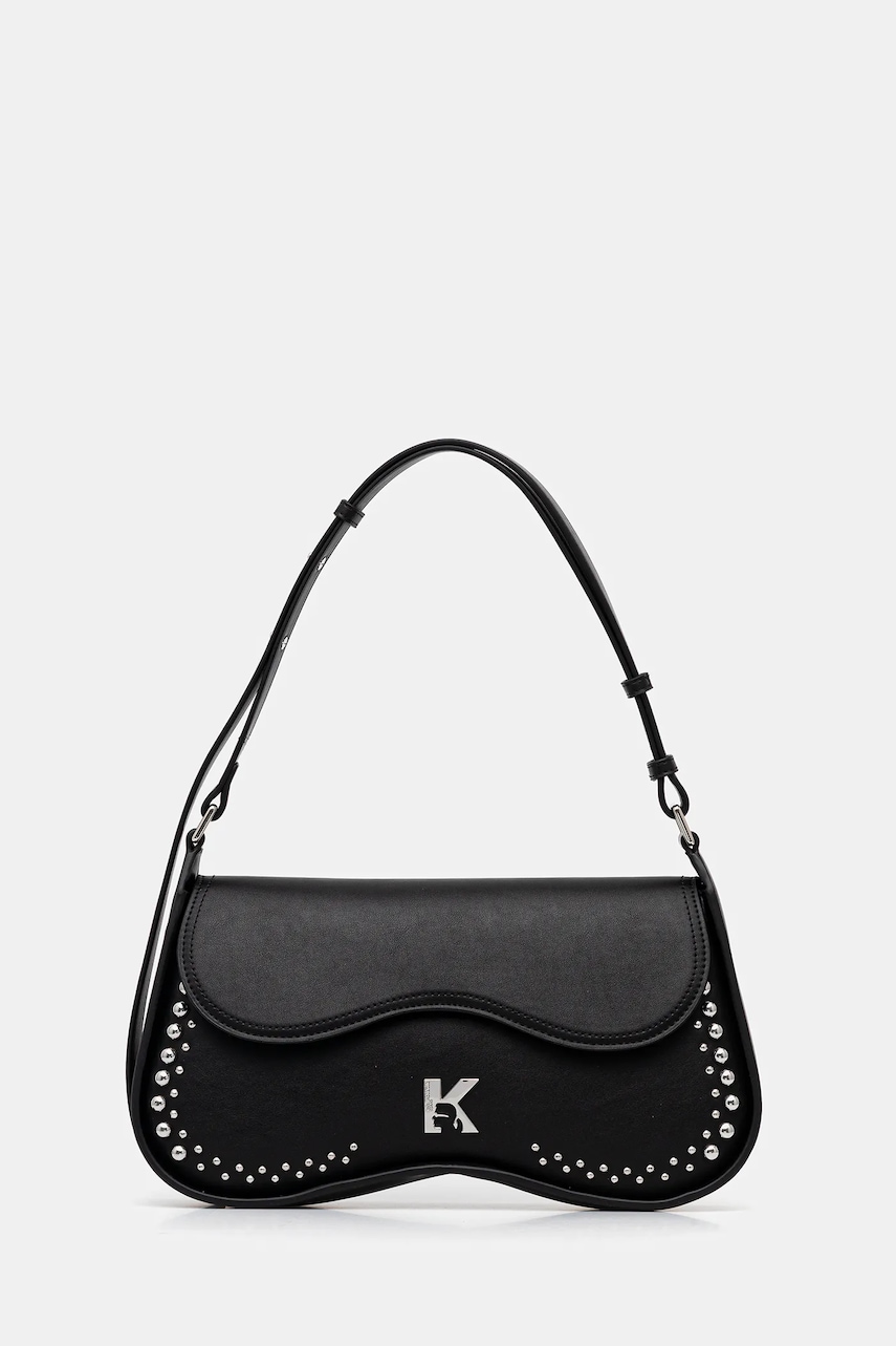 Kabelka Karl Lagerfeld Jeans černá barva, A4W30147