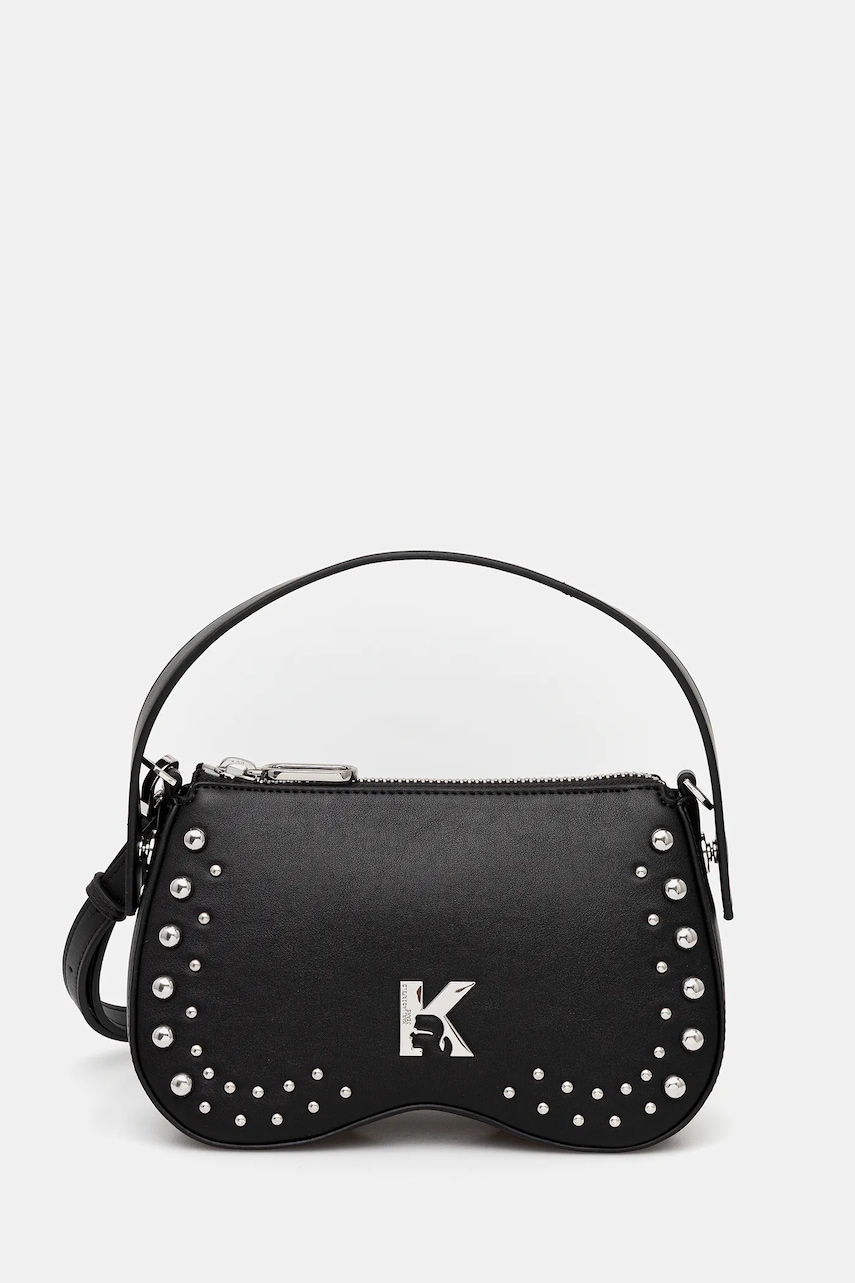 Kabelka Karl Lagerfeld Jeans černá barva, A4W30148