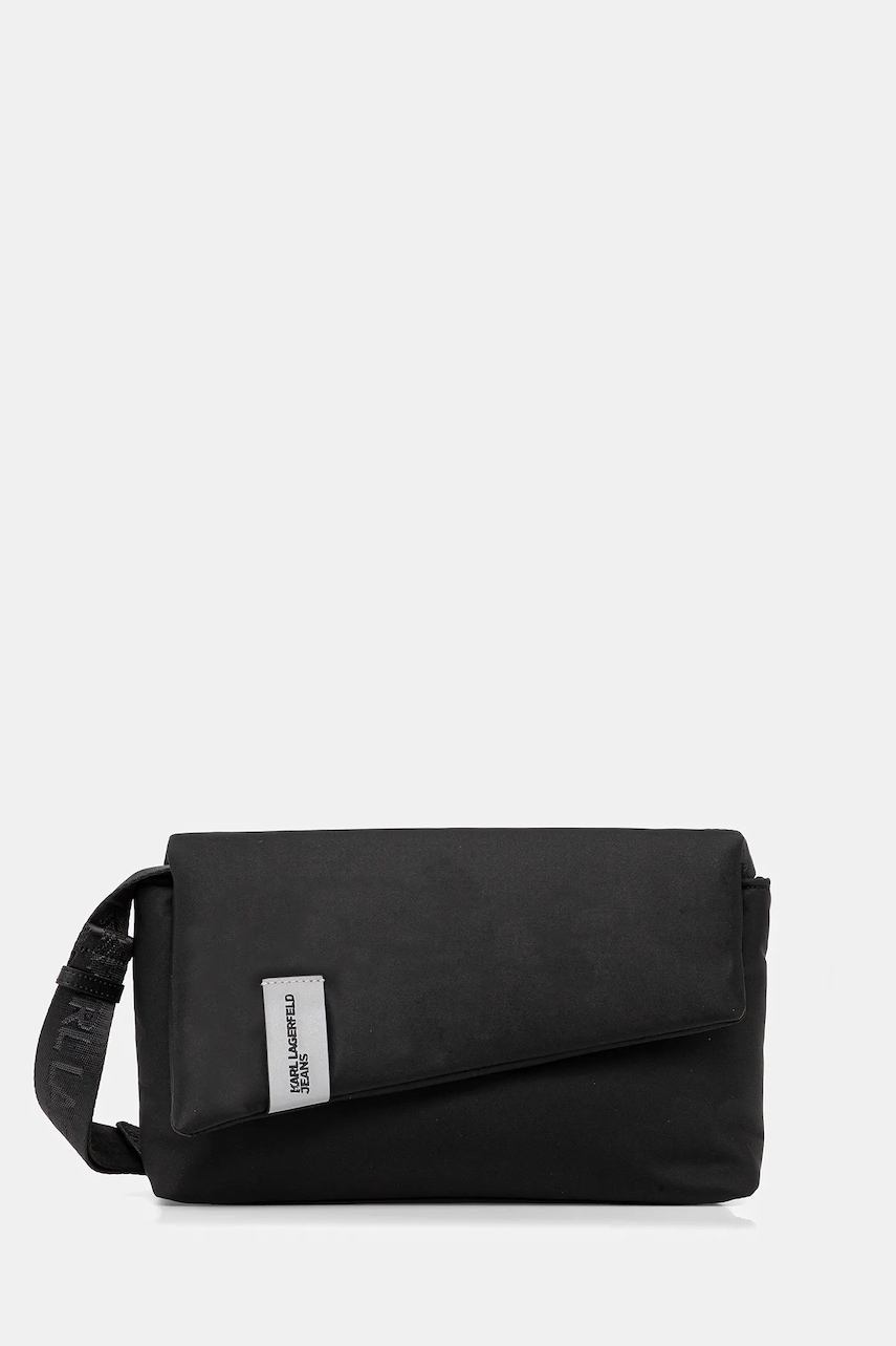 Kabelka Karl Lagerfeld Jeans černá barva, A4W30179