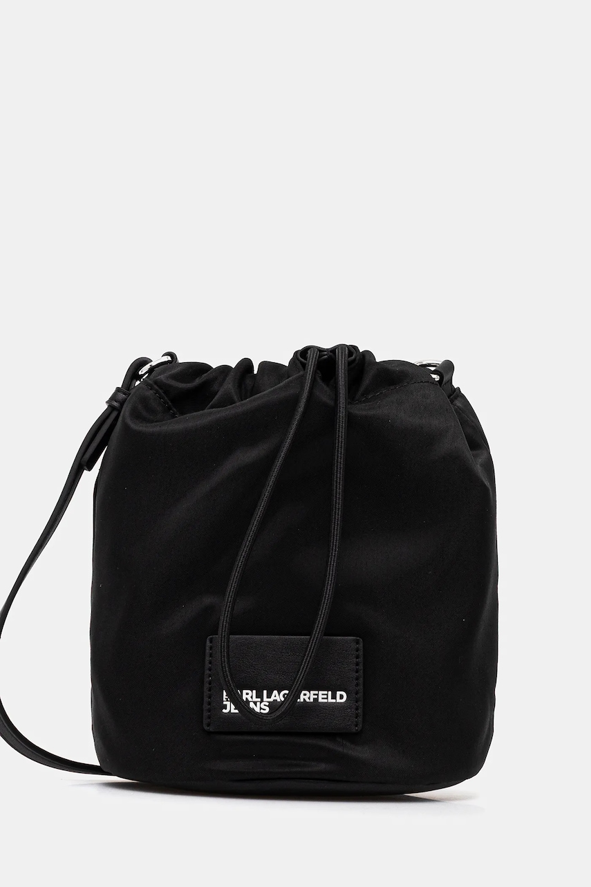 Kabelka Karl Lagerfeld Jeans černá barva, A4W30211