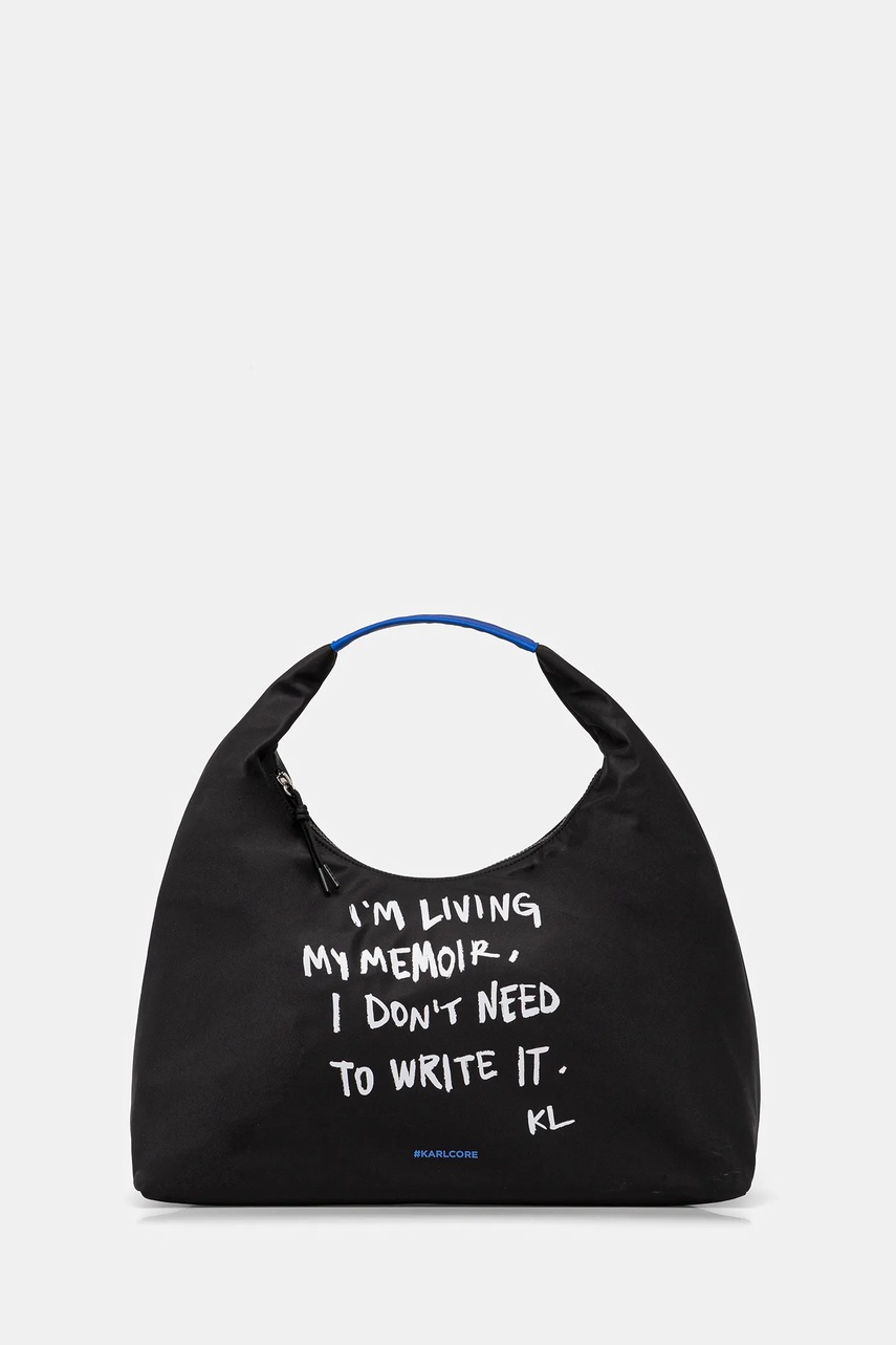 Kabelka Karl Lagerfeld Jeans černá barva, A4W50035