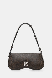 Kabelka Karl Lagerfeld Jeans hnědá barva, A4W30281