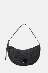 Kabelka Karl Lagerfeld Jeans šedá barva, A4W30237