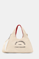 Kabelka Karl Lagerfeld K/RSG béžová barva, B1W50016