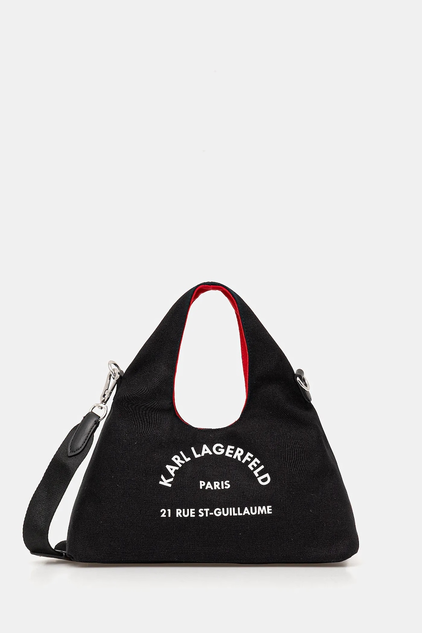 Kabelka Karl Lagerfeld K/RSG černá barva, B1W50016