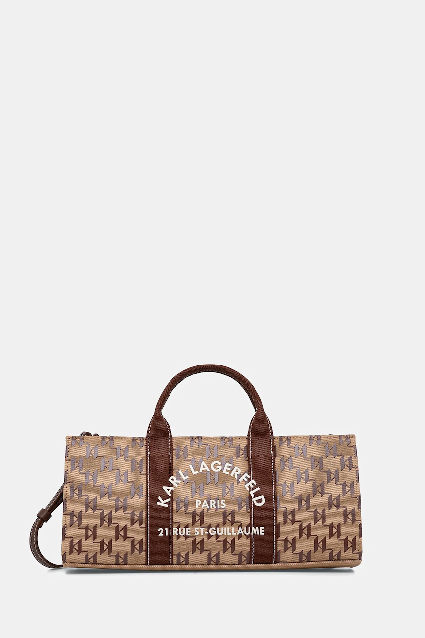 Kabelka Karl Lagerfeld K/RSG hnědá barva, B1W50013