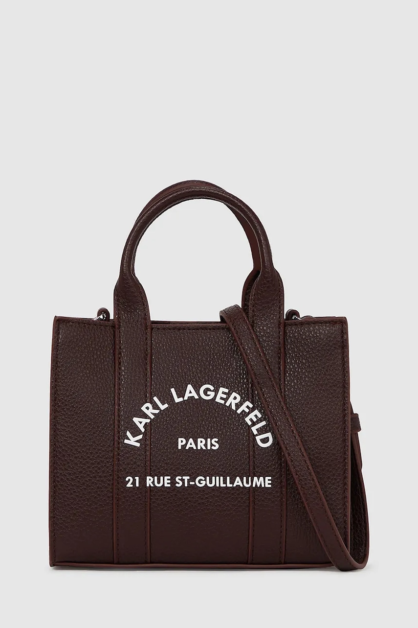 Kabelka Karl Lagerfeld K/RSG vínová barva, A4W30266