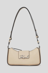 Kabelka Karl Lagerfeld K/SIGNATURE béžová barva, A3W30290
