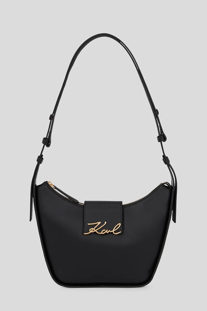 Kabelka Karl Lagerfeld K/SIGNATURE černá barva, A3W30046