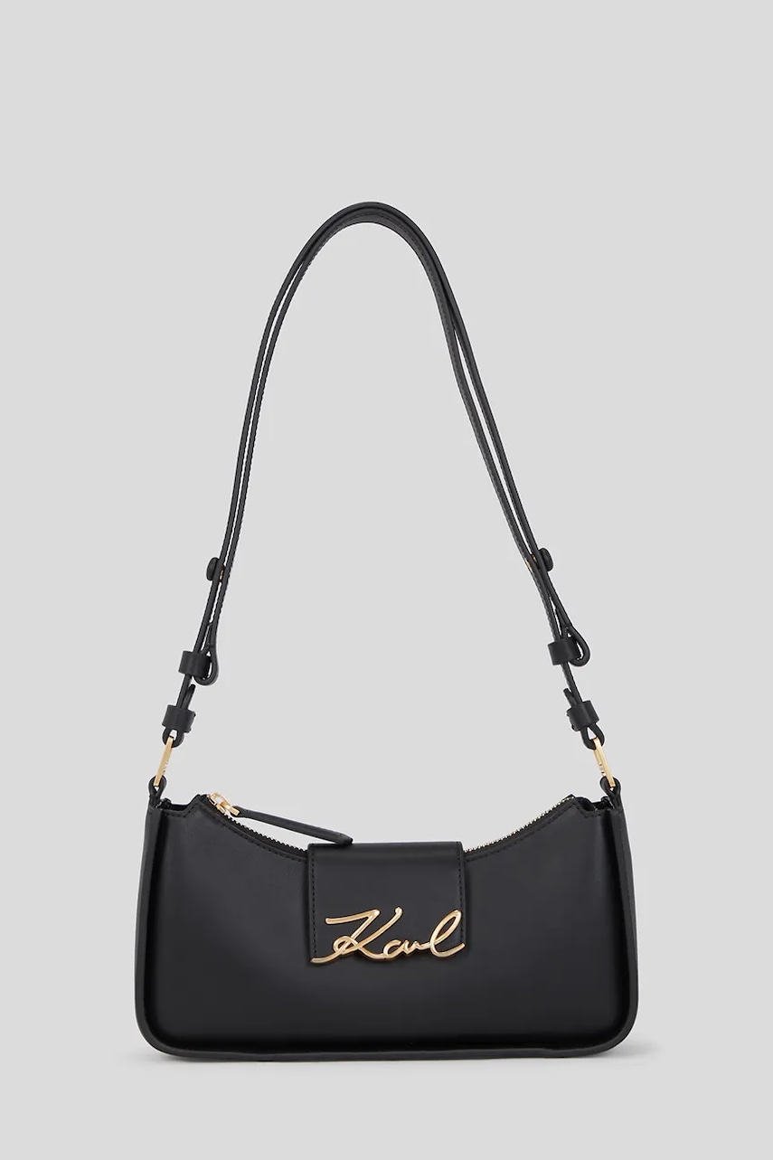 Kabelka Karl Lagerfeld K/SIGNATURE černá barva, A3W30290