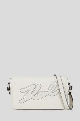 Kabelka Karl Lagerfeld K/SKUARE bílá barva, A3W30026