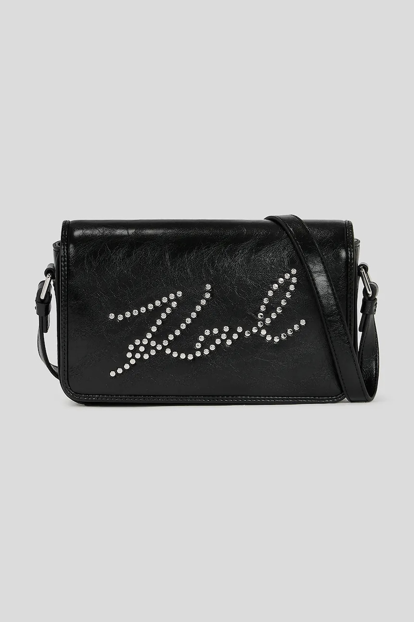 Kabelka Karl Lagerfeld K/SKUARE černá barva, A3W30304