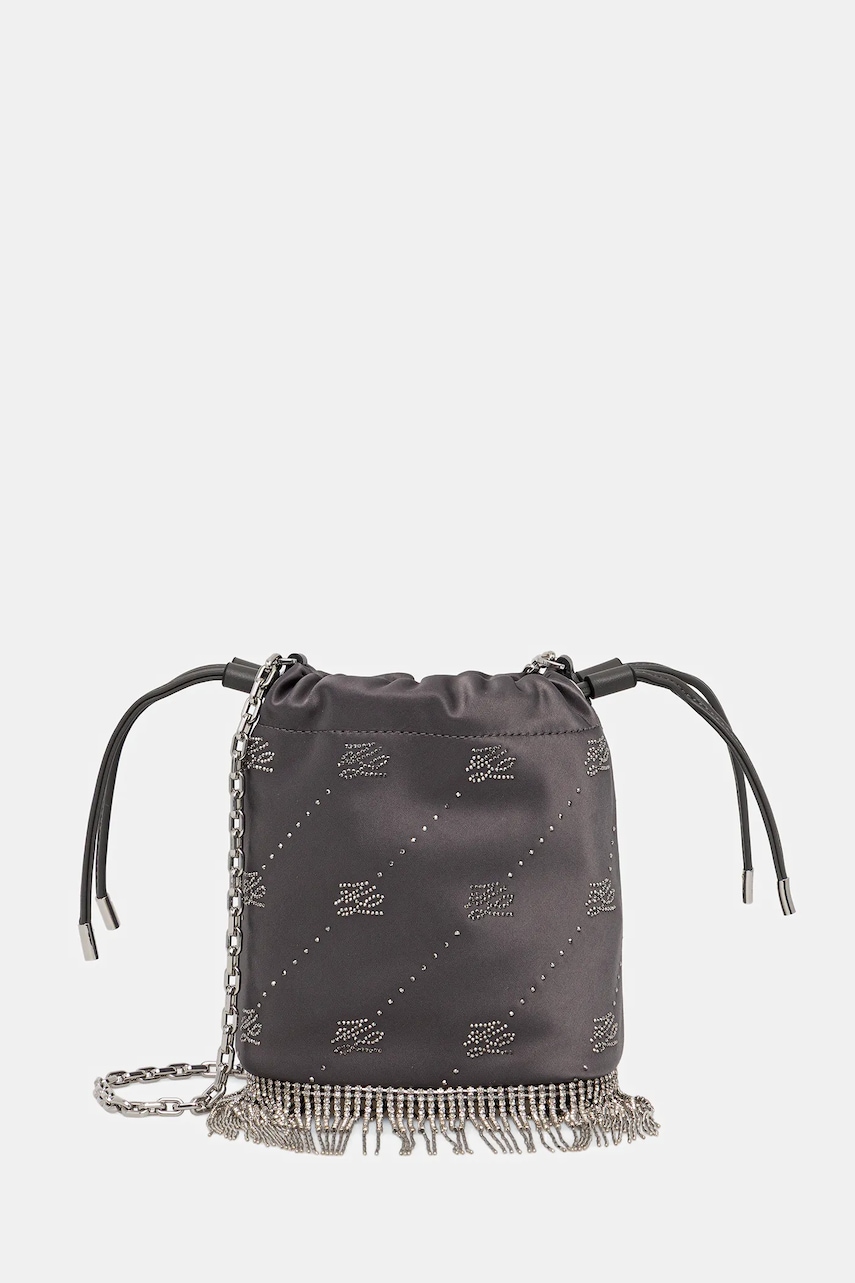 Kabelka Karl Lagerfeld K/SOIREE šedá barva, A4W30112