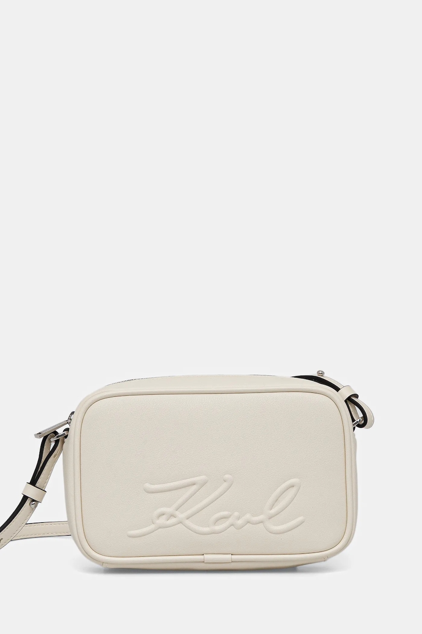 Kabelka Karl Lagerfeld K/VILLE bílá barva, B1W30069