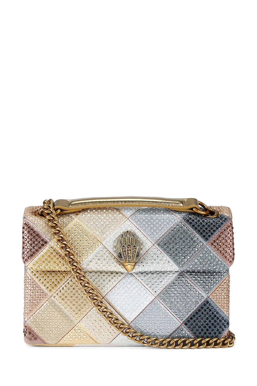 Kabelka Kurt Geiger London Kensington šedá barva, 5375465609