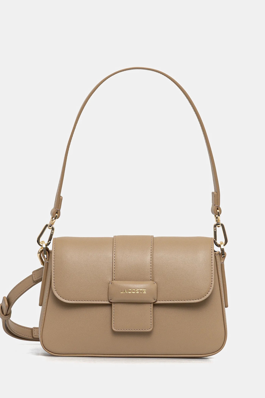 Kabelka Lacoste béžová barva, NF5152AU