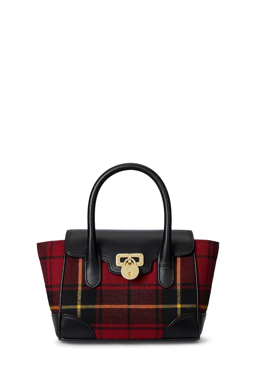 Kabelka Lauren Ralph Lauren černá barva, 431980167