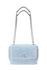 Kabelka Lauren Ralph Lauren modrá barva, 431966865