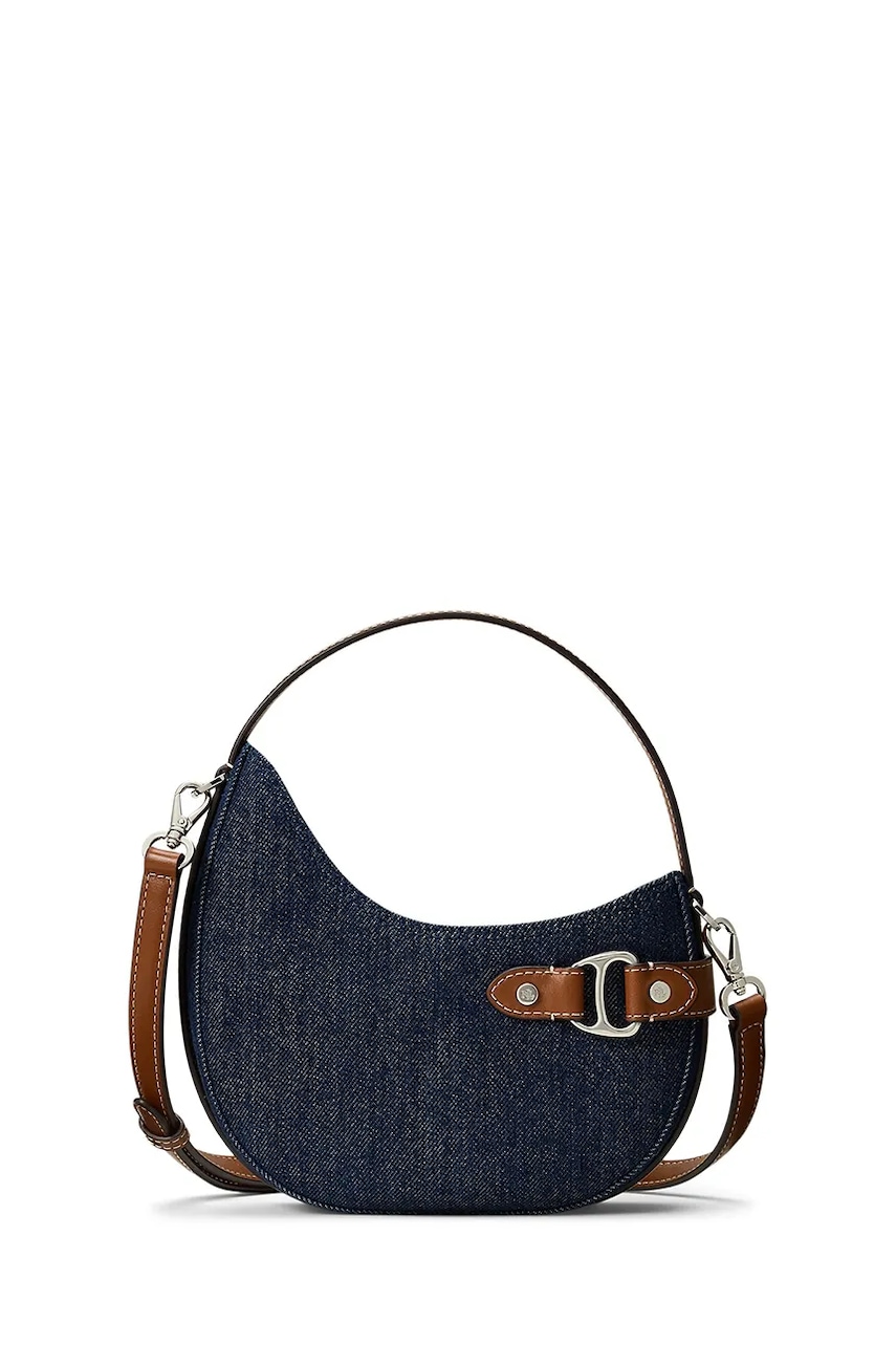 Kabelka Lauren Ralph Lauren modrá barva, 431980665