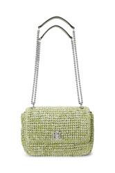 Kabelka Lauren Ralph Lauren zelená barva, 431966865