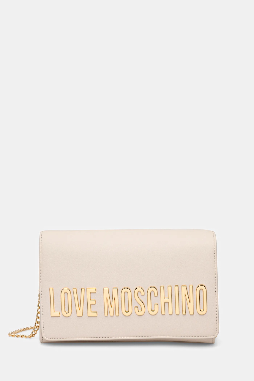Kabelka Love Moschino béžová barva, JC4103PP1NKD0110