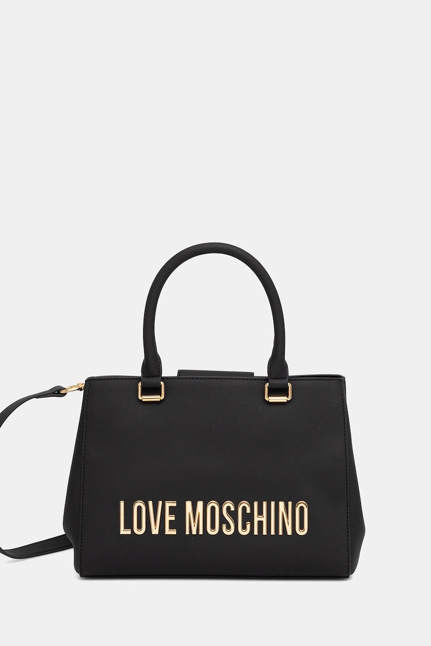Kabelka Love Moschino černá barva, JC4022PP0NKD0000