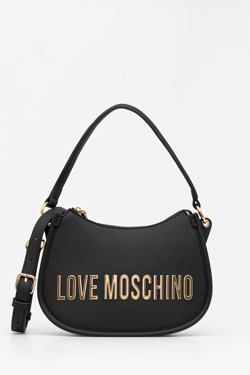 Kabelka Love Moschino černá barva, JC4027PP1NKD0000