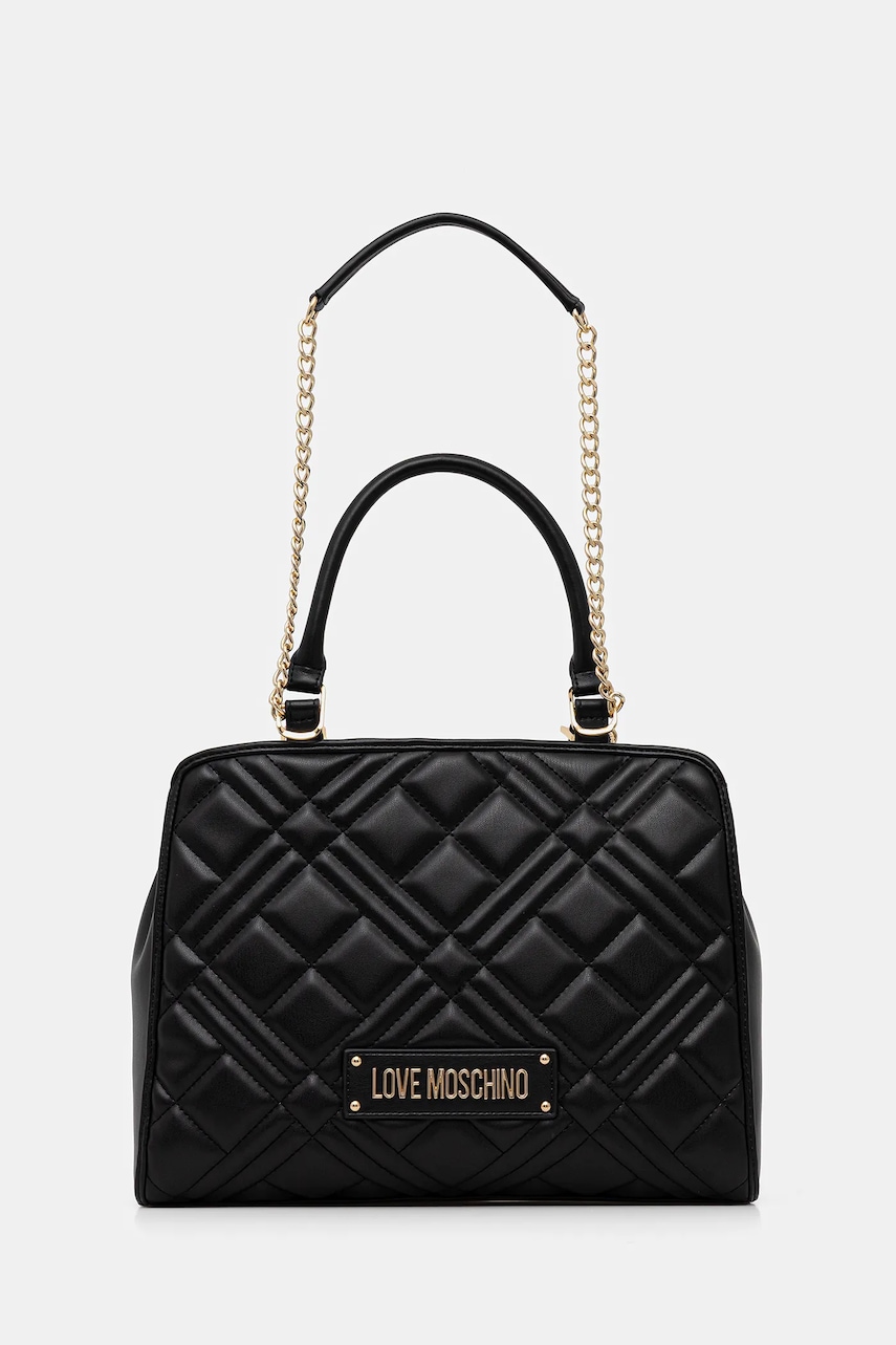 Kabelka Love Moschino černá barva, JC4111PP0NLA0000