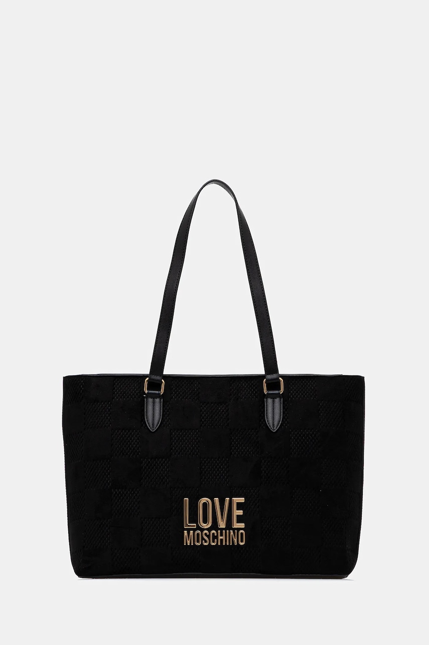 Kabelka Love Moschino černá barva, JC4123PP0NKB100A