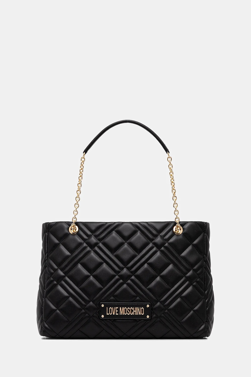 Kabelka Love Moschino černá barva, JC4145PP1NLA0000