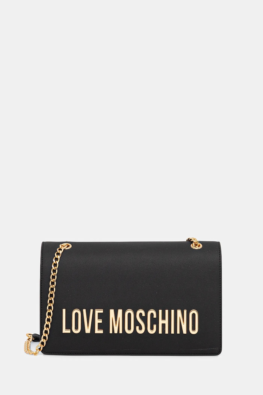 Kabelka Love Moschino černá barva, JC4192PP0NKD0000