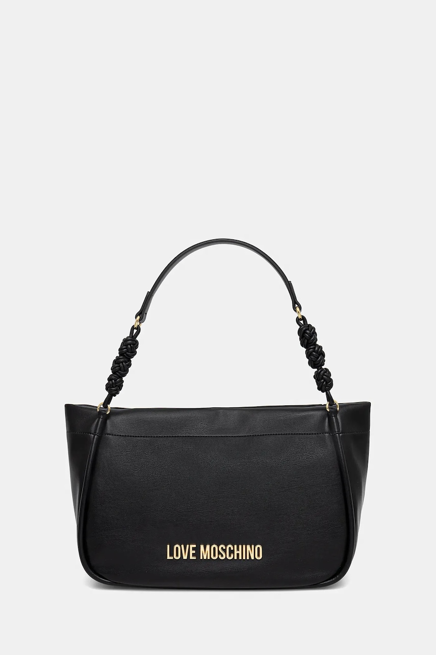 Kabelka Love Moschino černá barva, JC4233PP0MKL0000