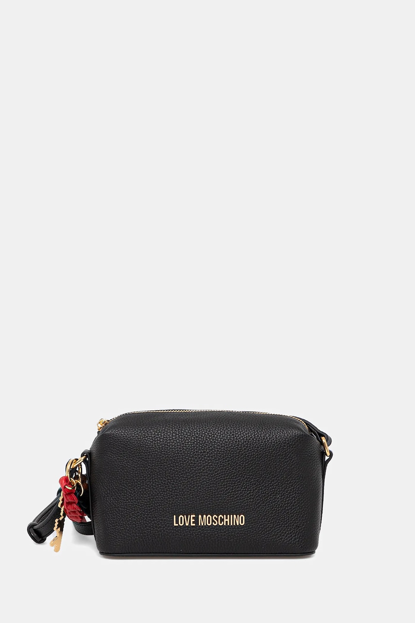 Kabelka Love Moschino černá barva, JC4307PP0MK1100A