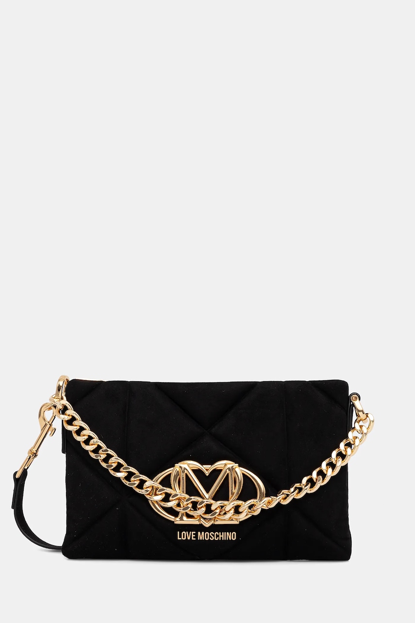 Kabelka Love Moschino černá barva, JC4316PP0NKE0000