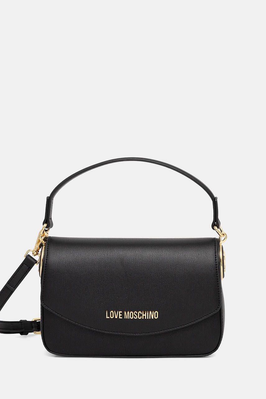 Kabelka Love Moschino černá barva, JC4372PP0NKF0000