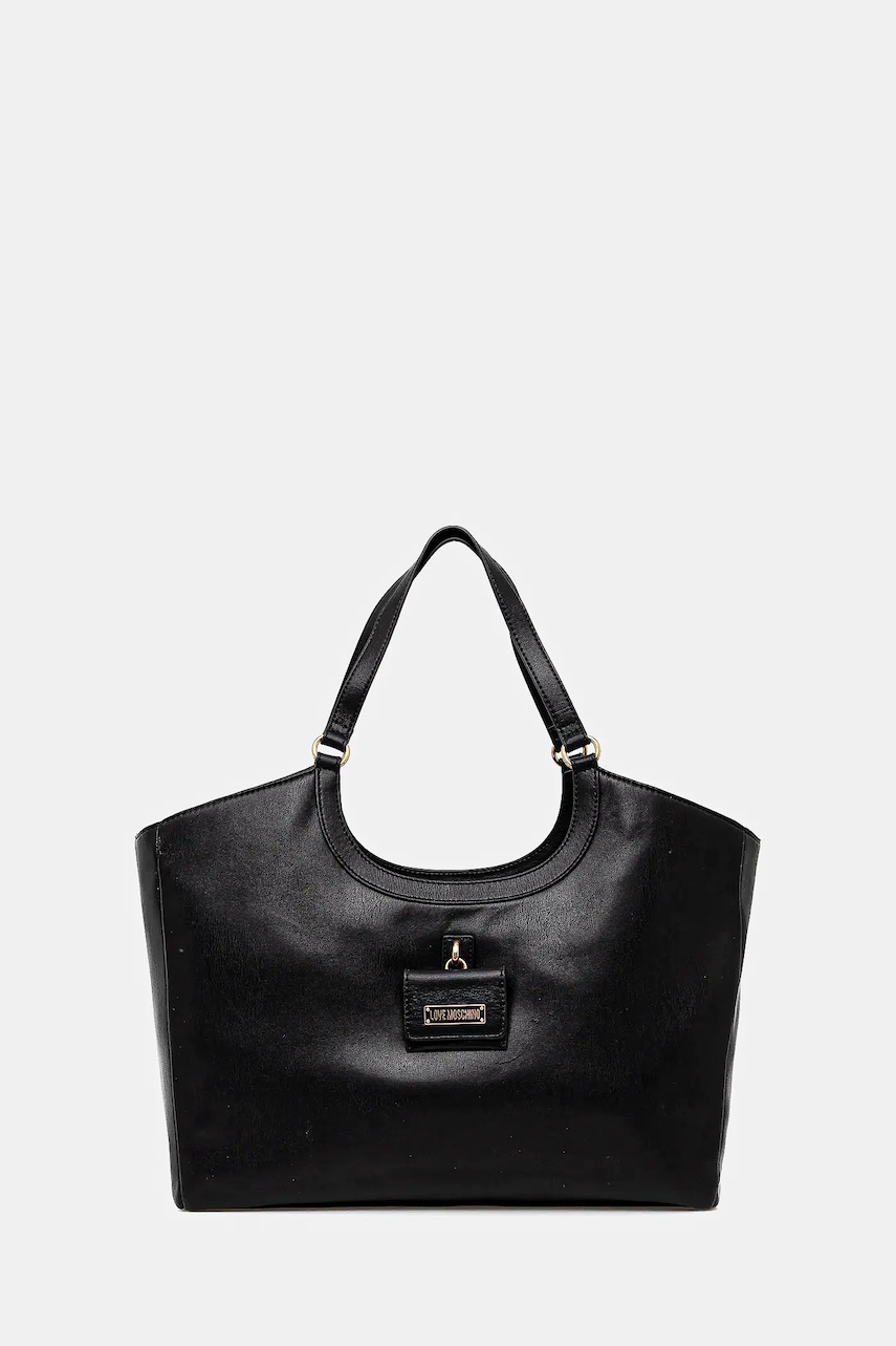 Kabelka Love Moschino černá barva, JC4391PP0NKN0000