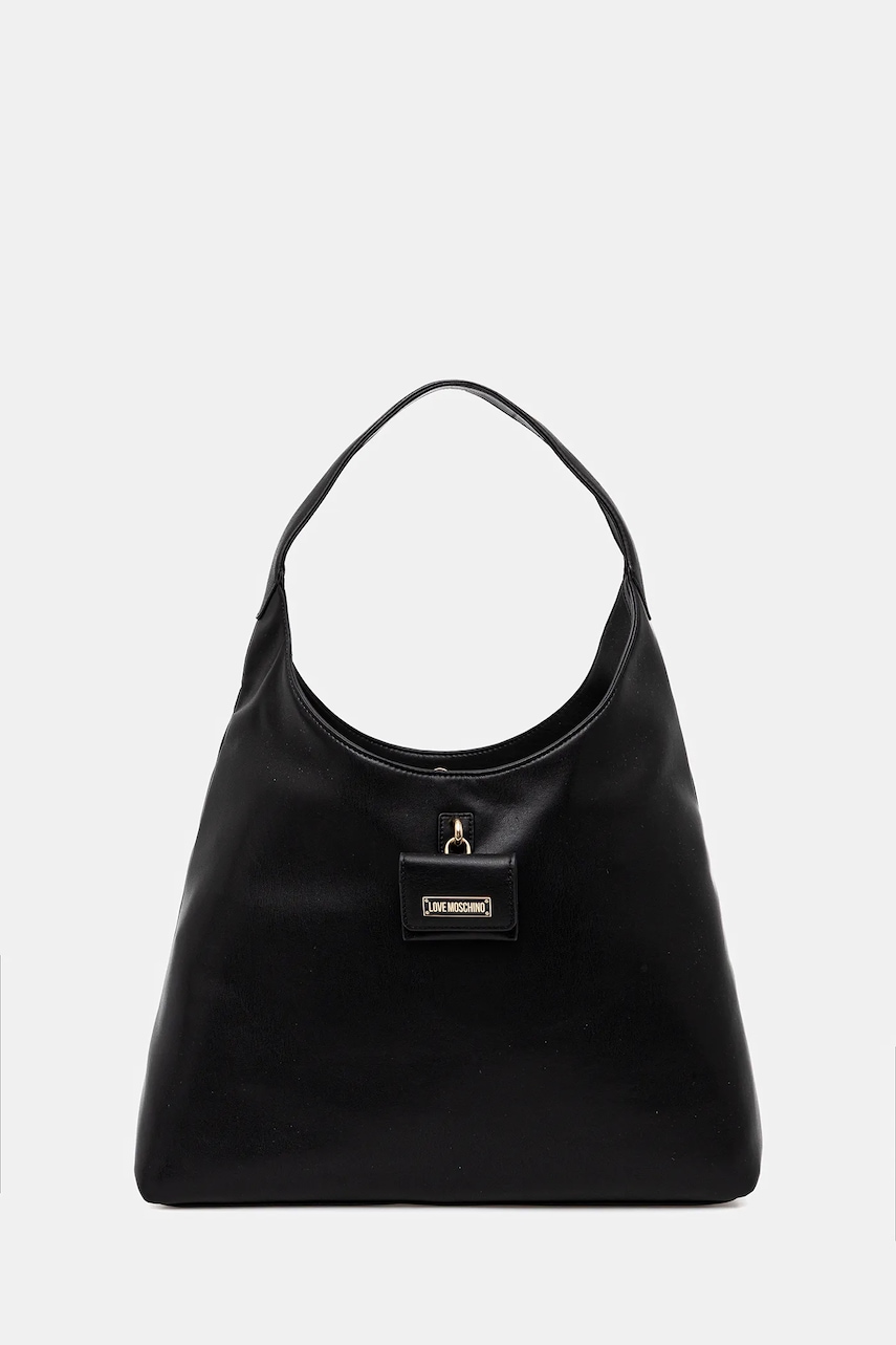 Kabelka Love Moschino černá barva, JC4393PP0NKN0000