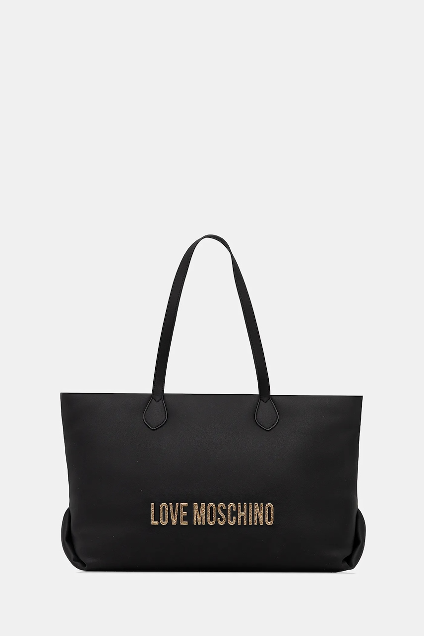 Kabelka Love Moschino černá barva, JC4395PP0NKD000A