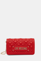 Kabelka Love Moschino červená barva, JC5681PP0NLA0500