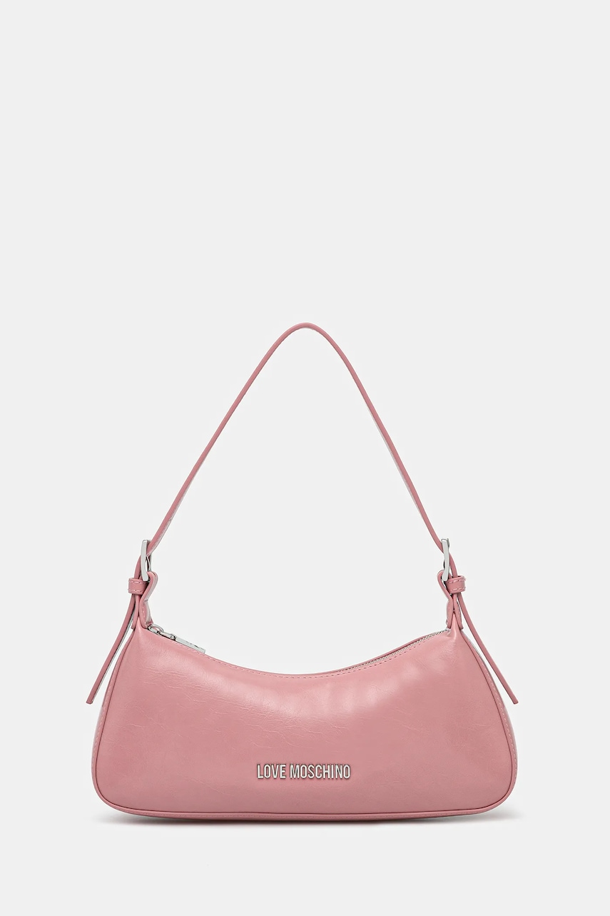 Kabelka Love Moschino růžová barva, JC4390PP0NKP061A